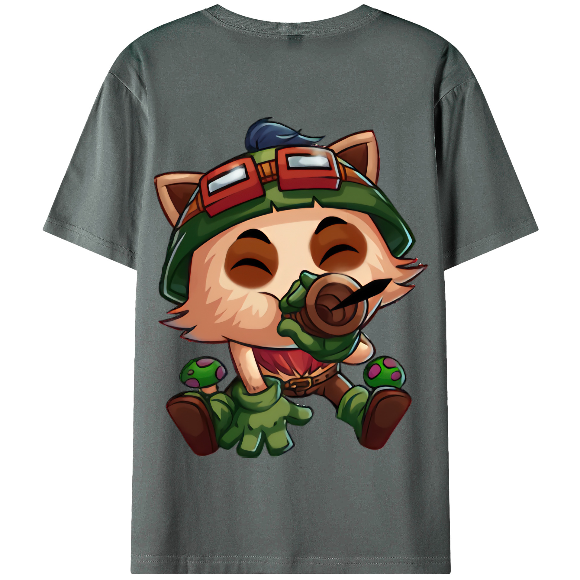 リーグ・オブ・レジェンド League of Legends LOL 綿100％半袖Tシャツ（背面プリント）